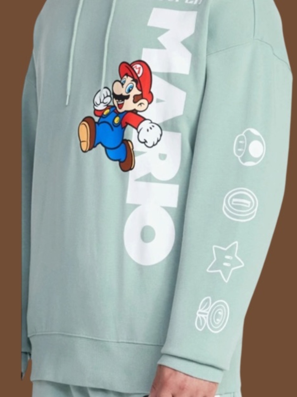 Men’s 3XL Super Mario Hoodie - Picture 4 of 8